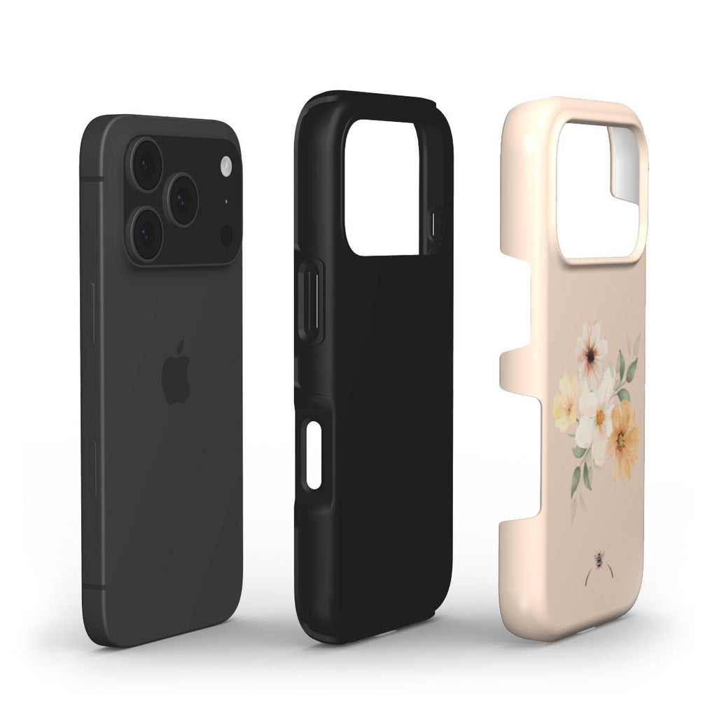 Forever Fall Flower Phone Case Soft Orange