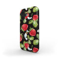 Strawberry Forest Phone Case Black