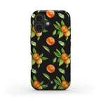 Mandarine Fruit Phone Case Black