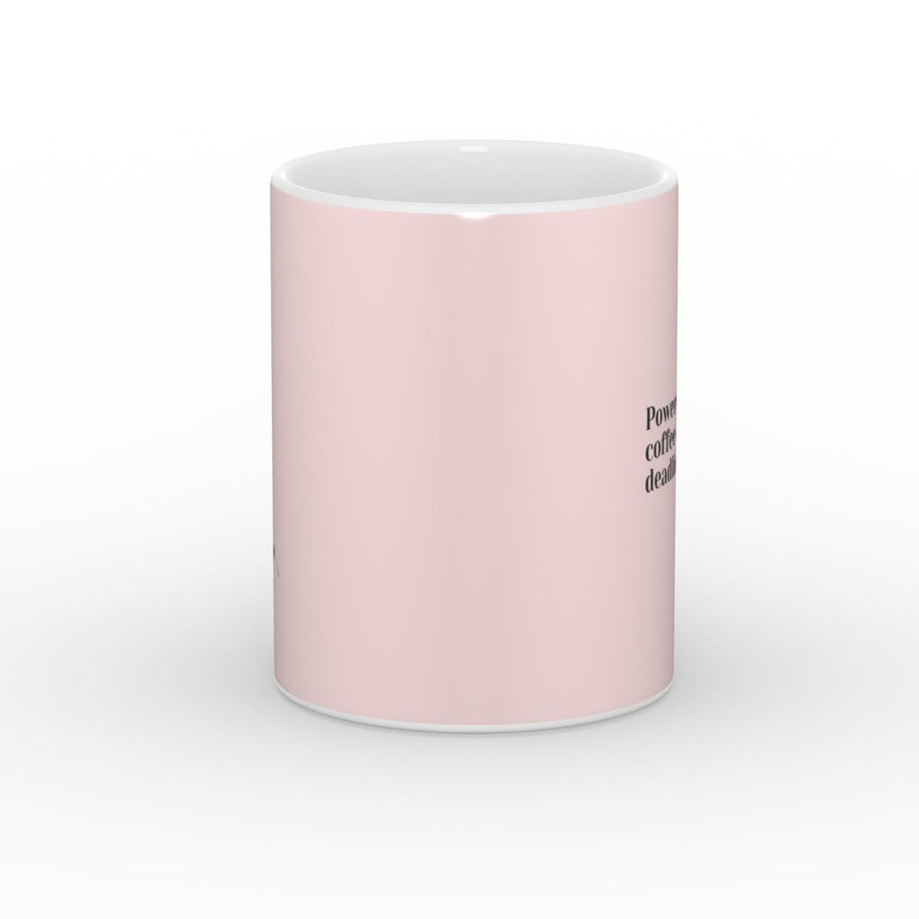 Powered by coffee & deadlines Mug