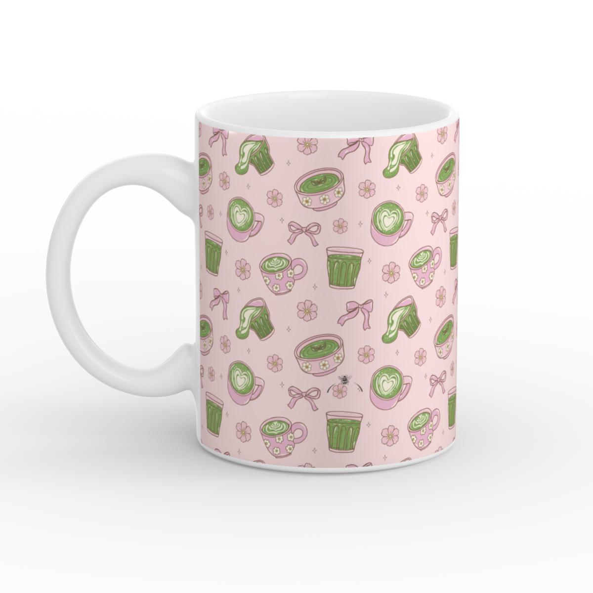 Matcha Clean girl Mug Pink
