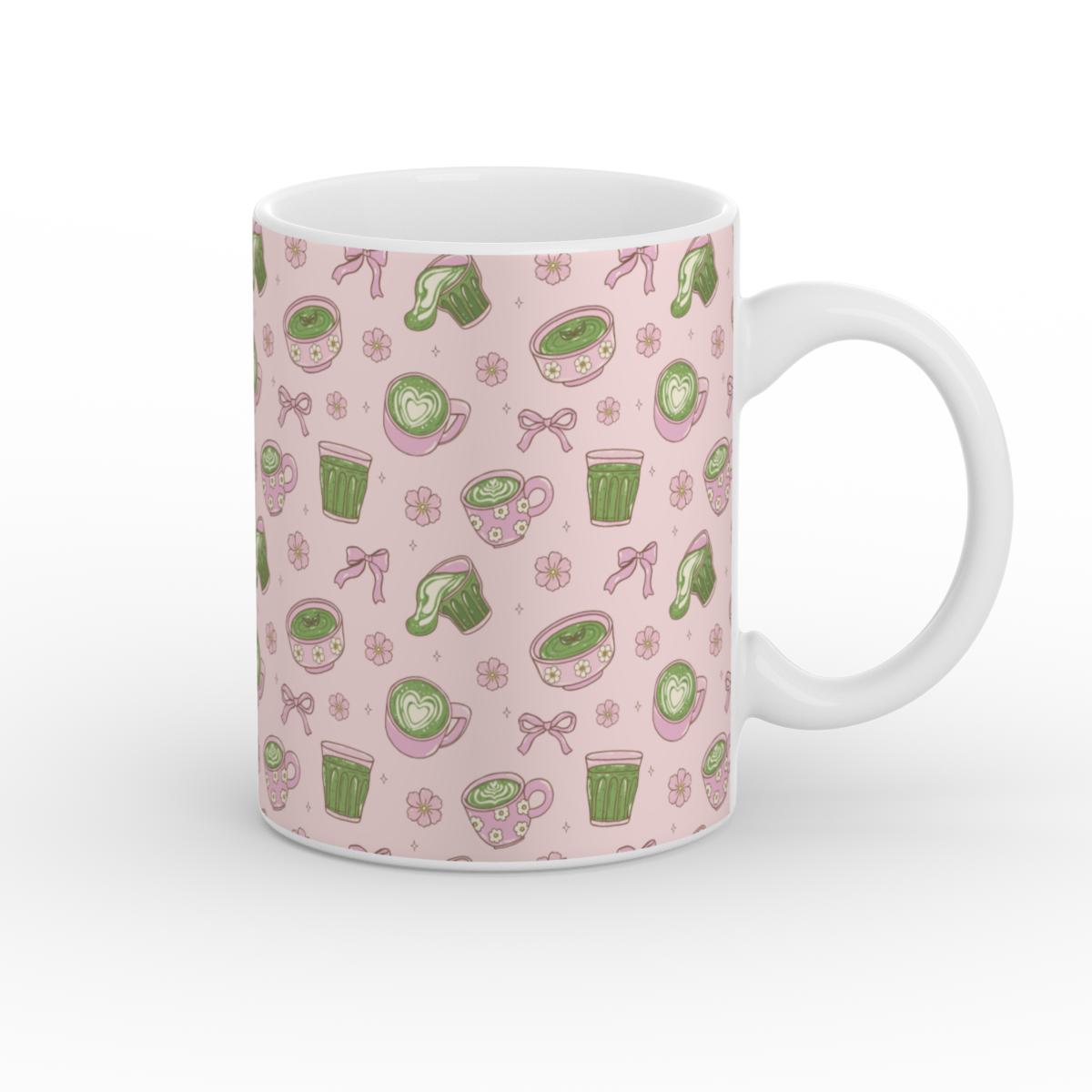 Matcha Clean girl Mug Pink