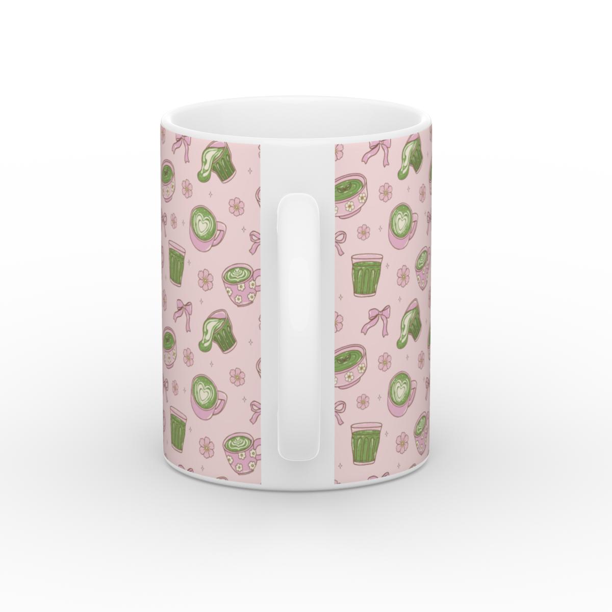 Matcha Clean girl Mug Pink