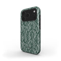 Leafs Pattern Phone Case Green