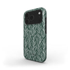 Leafs Pattern Phone Case Green