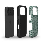 Leafs Pattern Phone Case Green