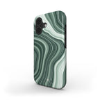 Green Swirl Phone Case
