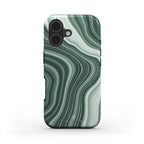 Green Swirl Phone Case