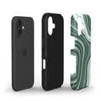 Green Swirl Phone Case