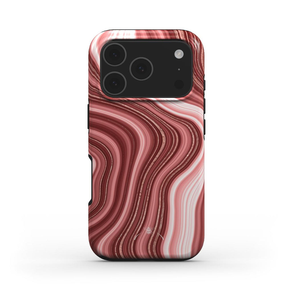 Red Swirl Phone Case