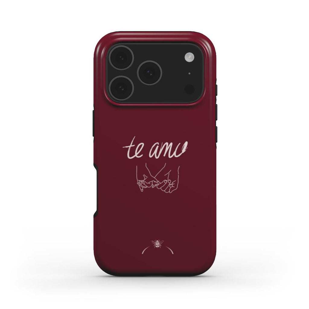 Te Amo Phone Case Ruby Red
