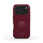 Valentine Heart Hands Phone Case Ruby Red