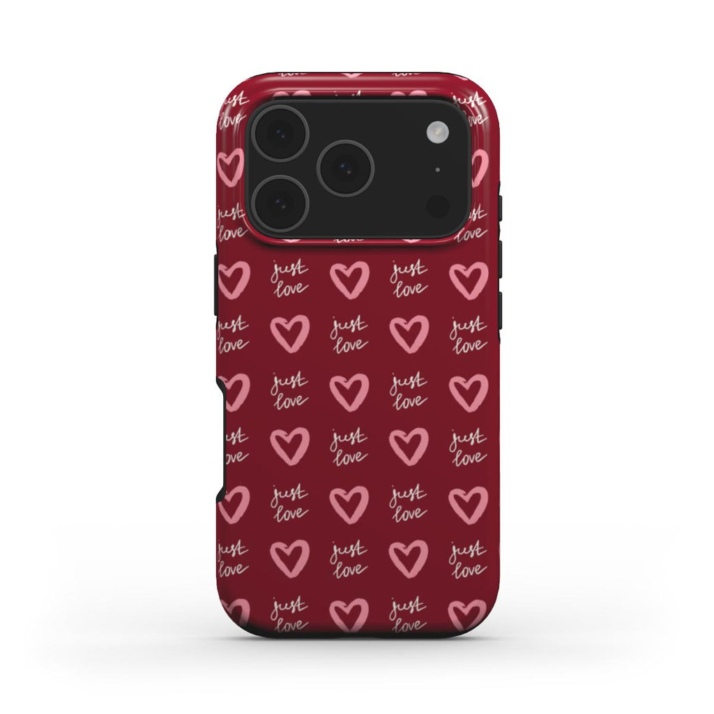 Pink Hearts phone case