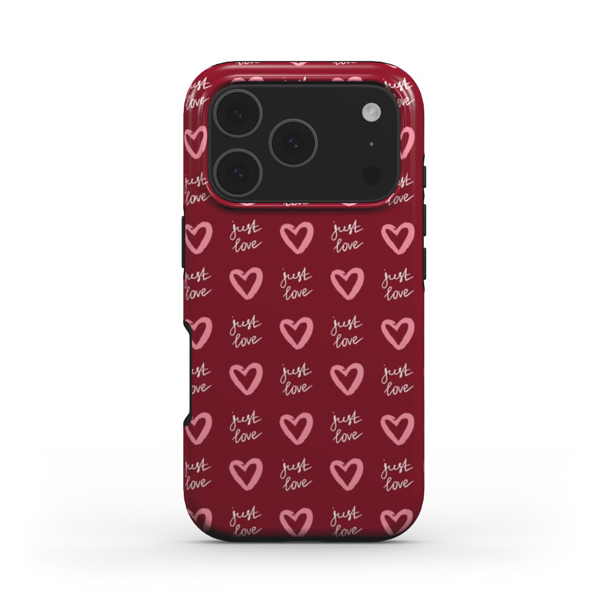 Pink Hearts phone case