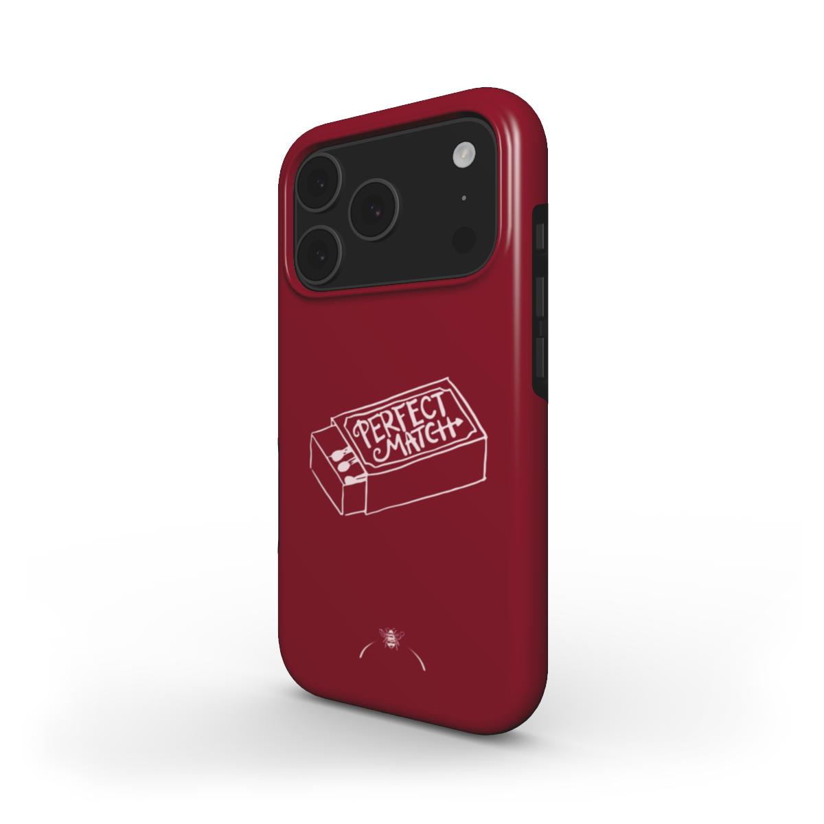 Perfect Match Phone Case Burgundy