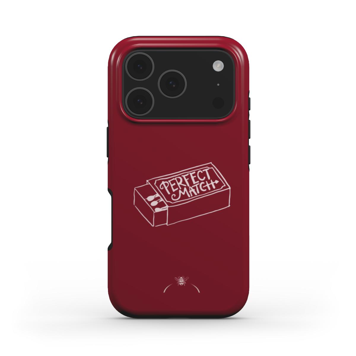 Perfect Match Phone Case Burgundy