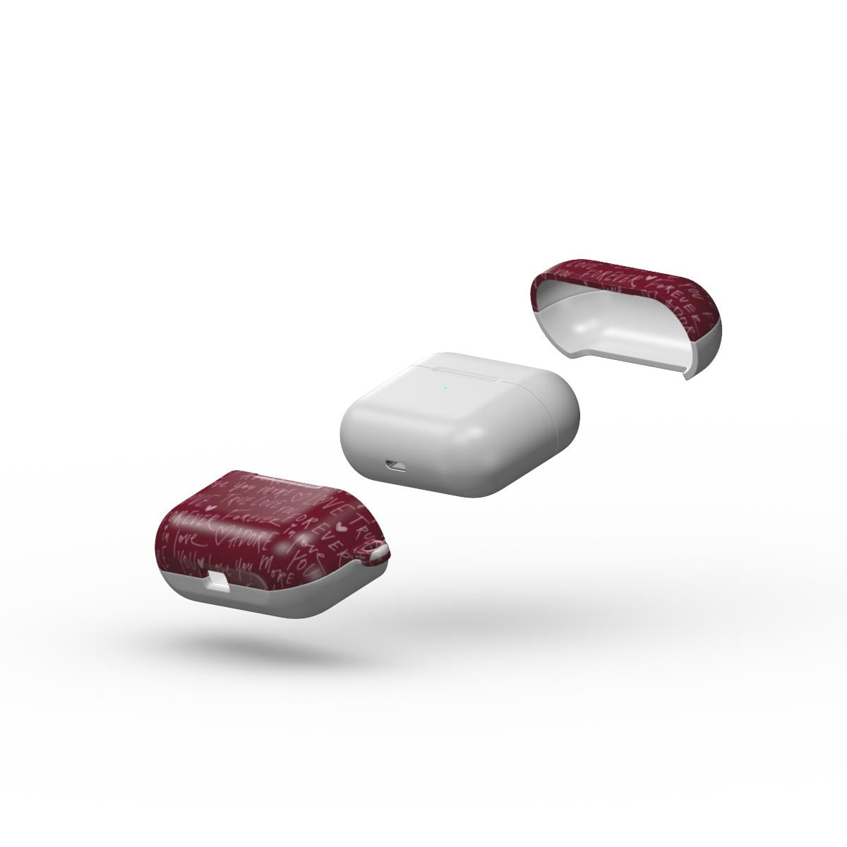 Written in Love Apple AirPods Case Ruby Red