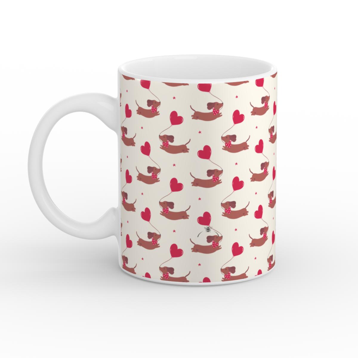 Dachshund Valentine Mug