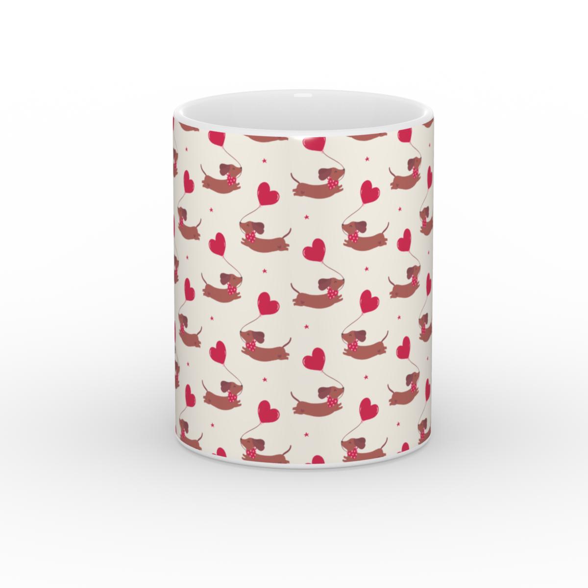 Dachshund Valentine Mug