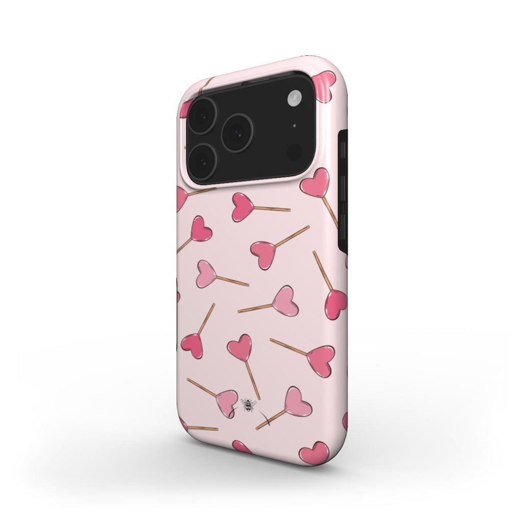 Sweet Hearts Phone Case Rose Ivory