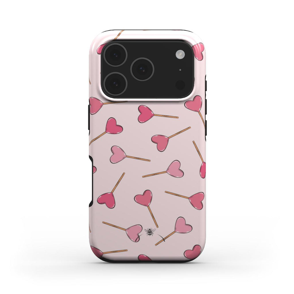 Sweet Hearts Phone Case Rose Ivory