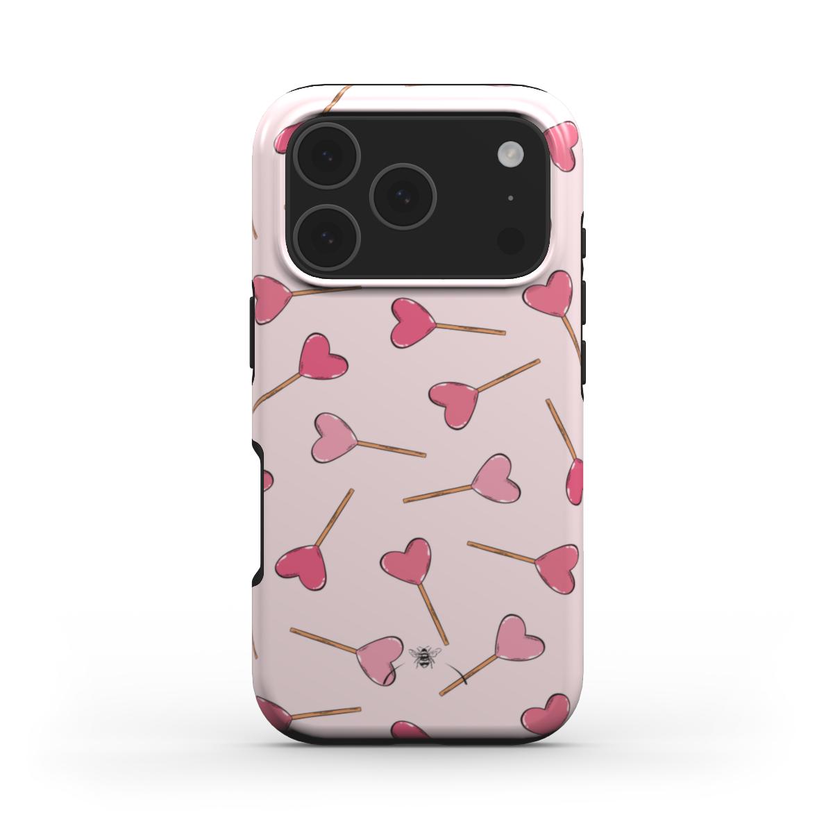 Sweet Hearts Phone Case Rose Ivory