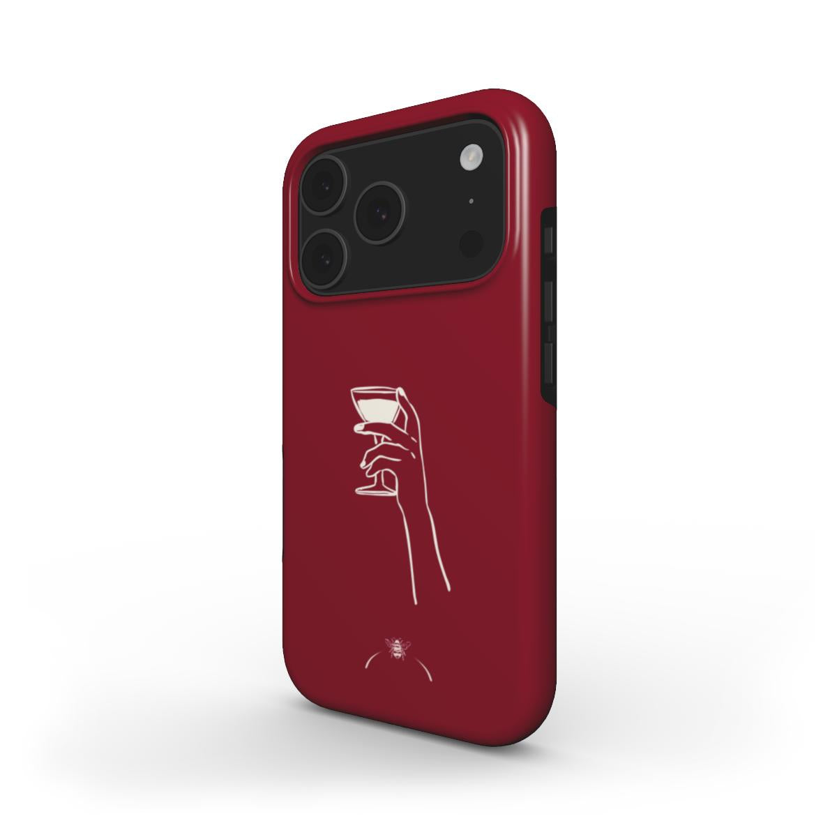 Cheers Phone Case Burgundy