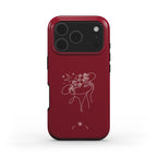 Divine Feminine Phone Case Burgundy