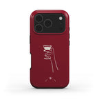 Cheers Phone Case Burgundy