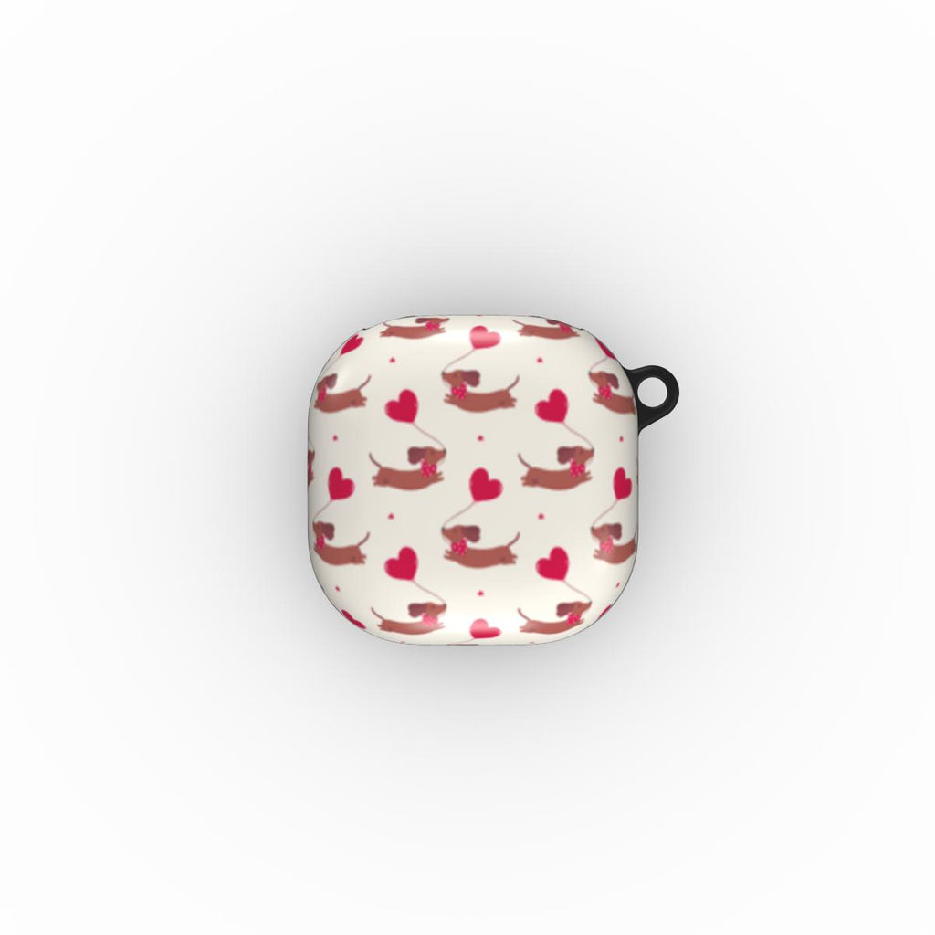 Dachshund Valentine Samsung Buds Case