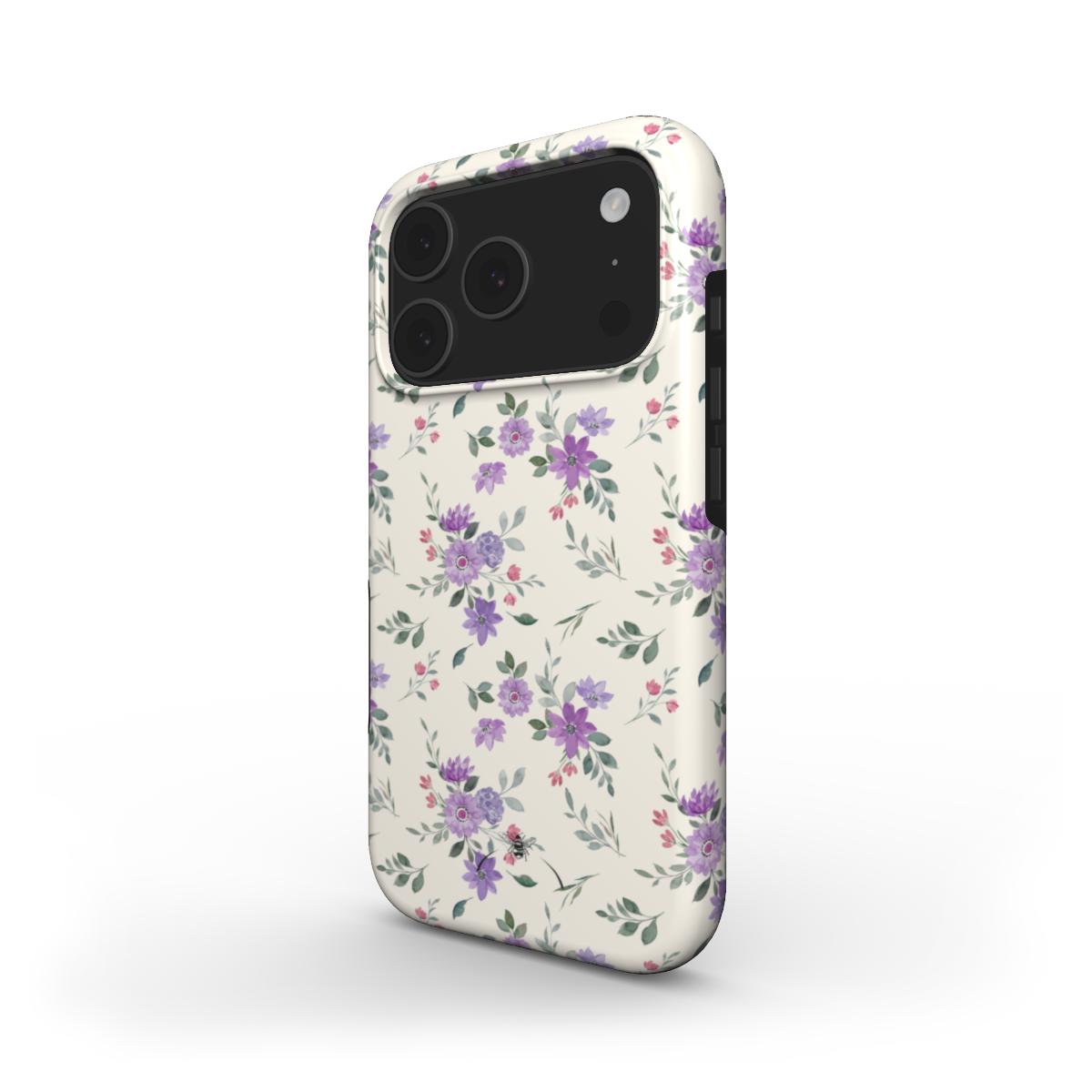 Delicate Purple Floral Phone Case