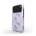 Delicate Purple Floral Phone Case Purple