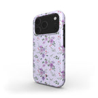 Delicate Purple Floral Phone Case Purple