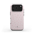 Marshmallow Pink Hearts Phone Case