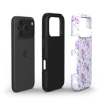 Delicate Purple Floral Phone Case Purple