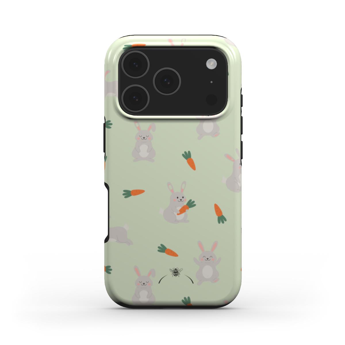 Cute Easter Bunny Phone Case Green