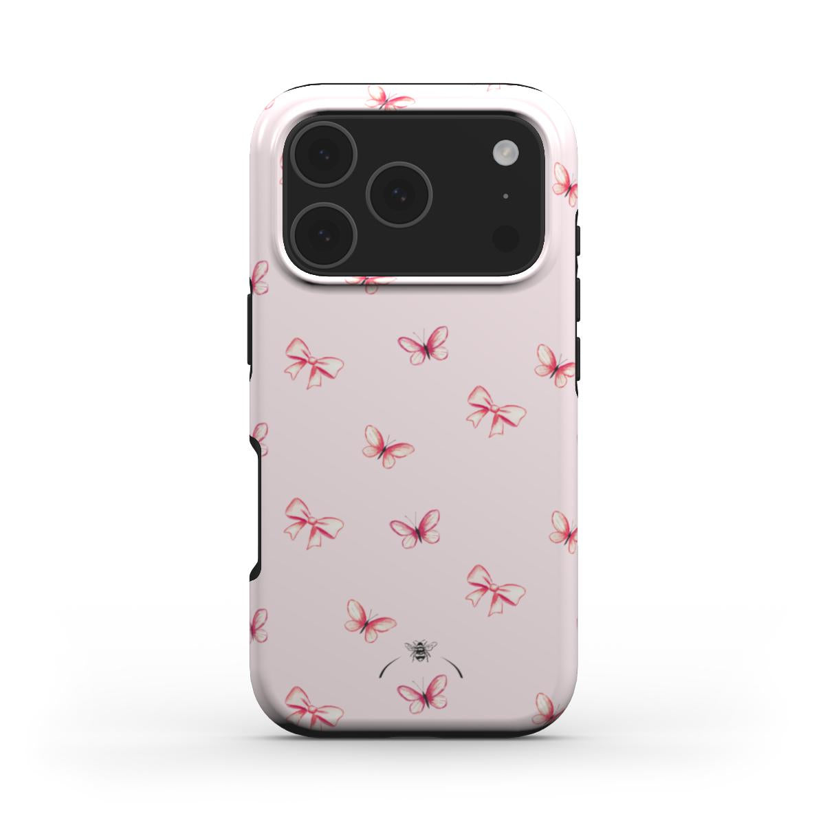 Pink Butterflies & Bows Phone Case