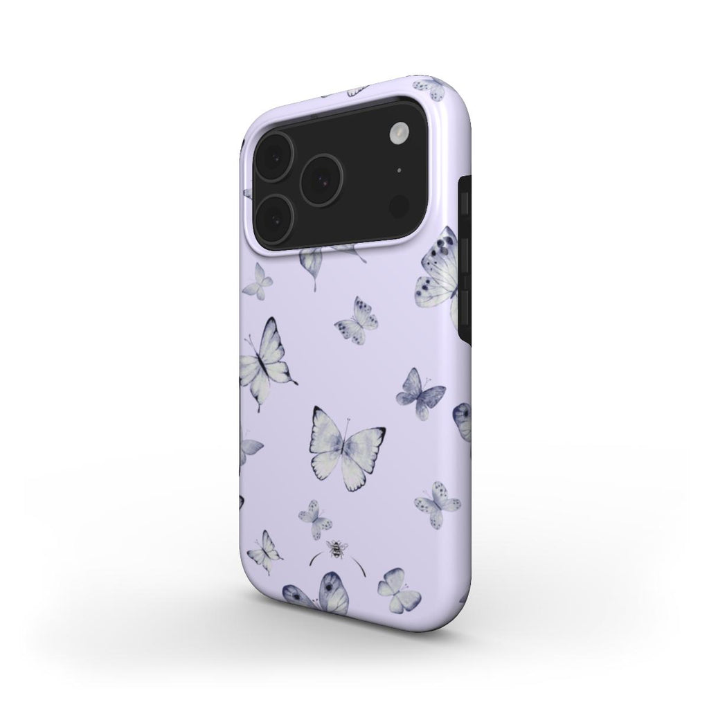 Spring Butterfly Phone Case Lilac