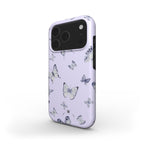 Spring Butterfly Phone Case Lilac