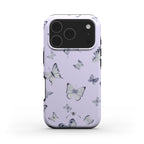 Spring Butterfly Phone Case Lilac
