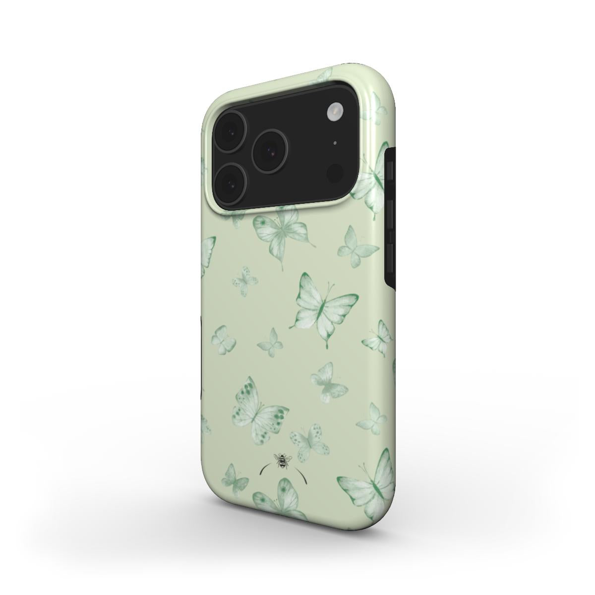 Spring Butterfly Phone Case Green
