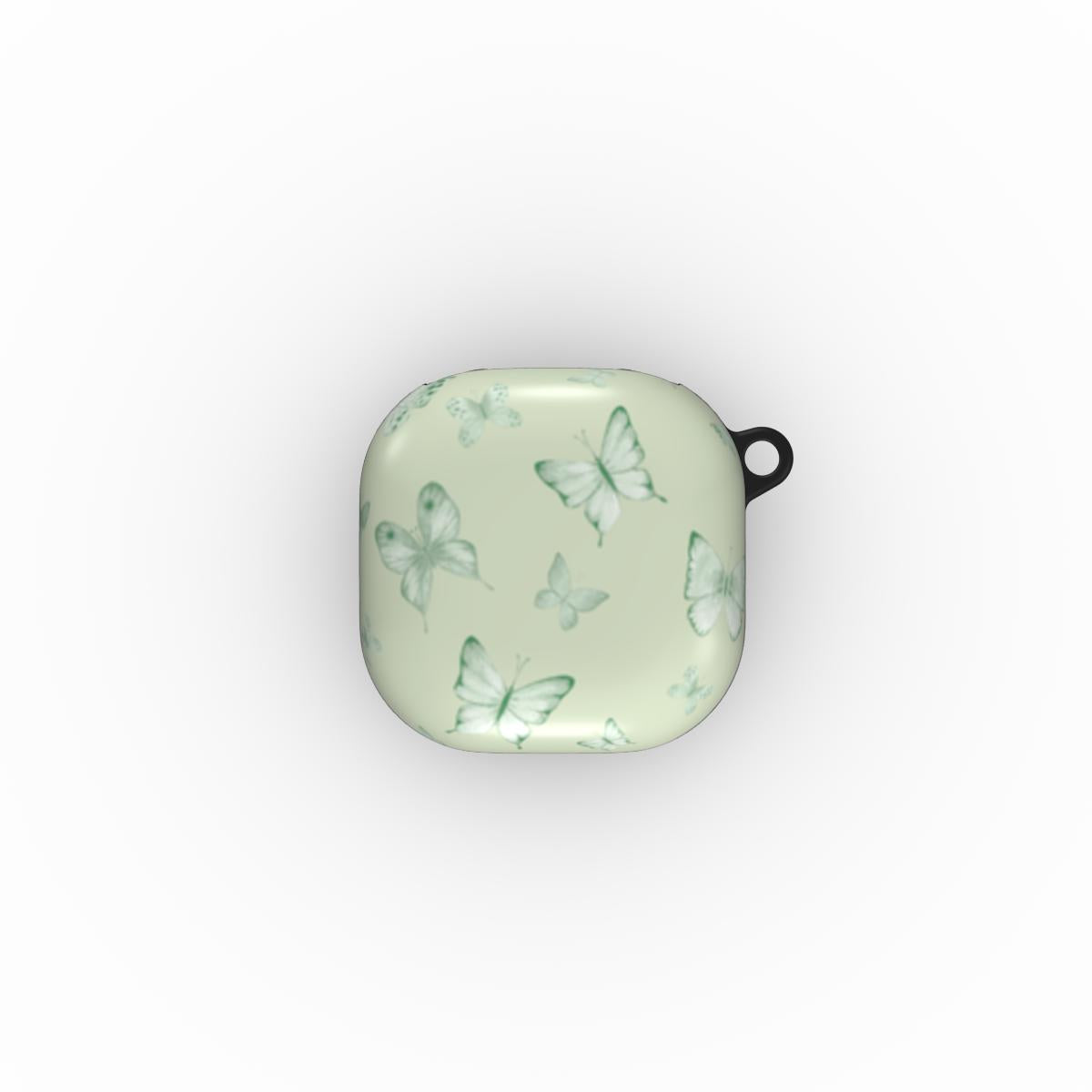 Spring Butterfly Samsung Buds Case Green