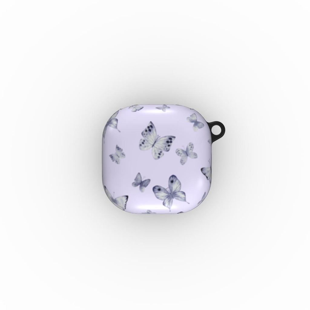 Spring Butterfly Samsung Buds Case Lilac
