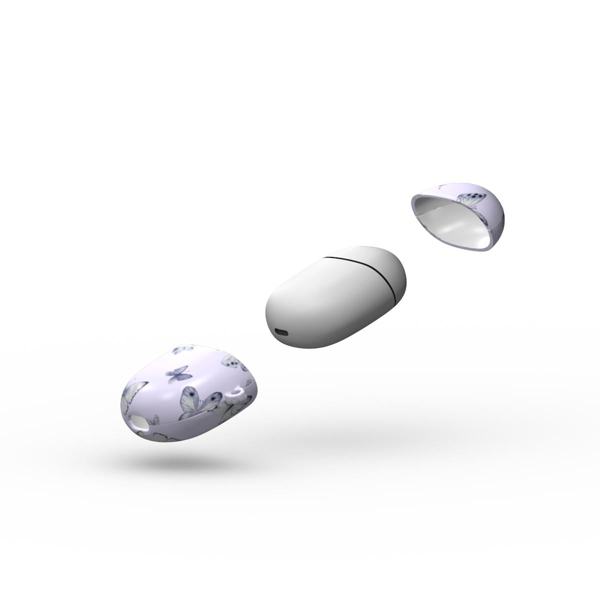 Spring Butterfly Google Pixel Buds Case Lilac