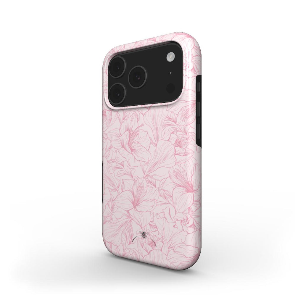Rose Quartz Lily Phone Case