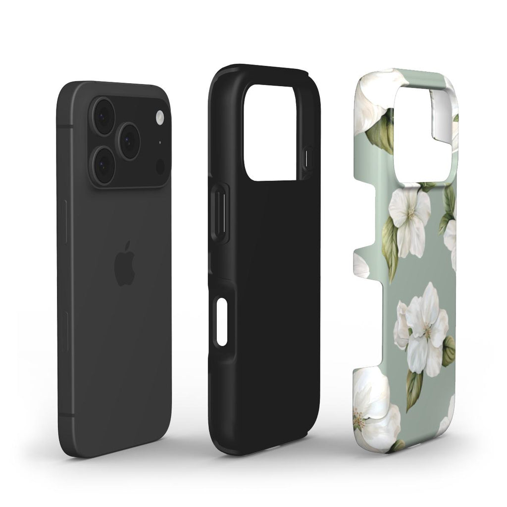 Vintage Floral Sage Green Phone Case