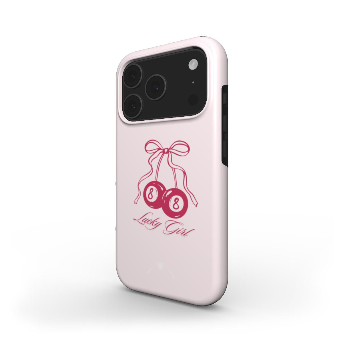 Lucky Girl 8 Phone Case Pink