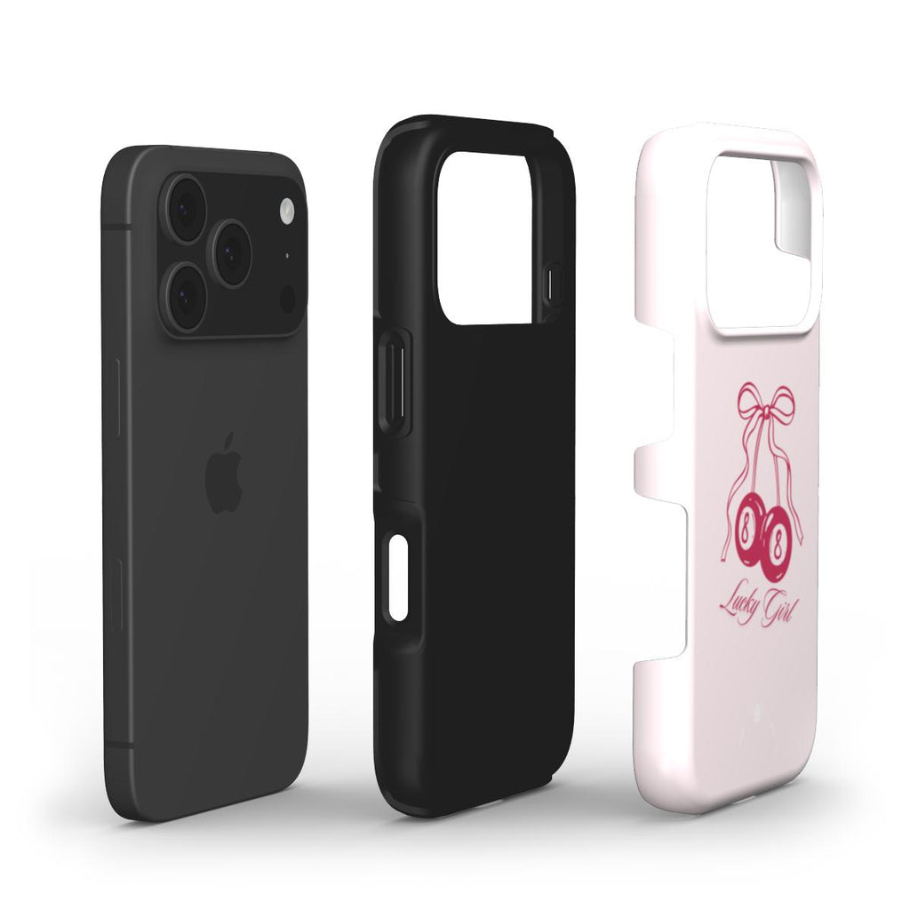 Lucky Girl 8 Phone Case Pink