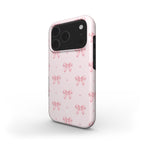 Cute coquette phone case in baby pink 