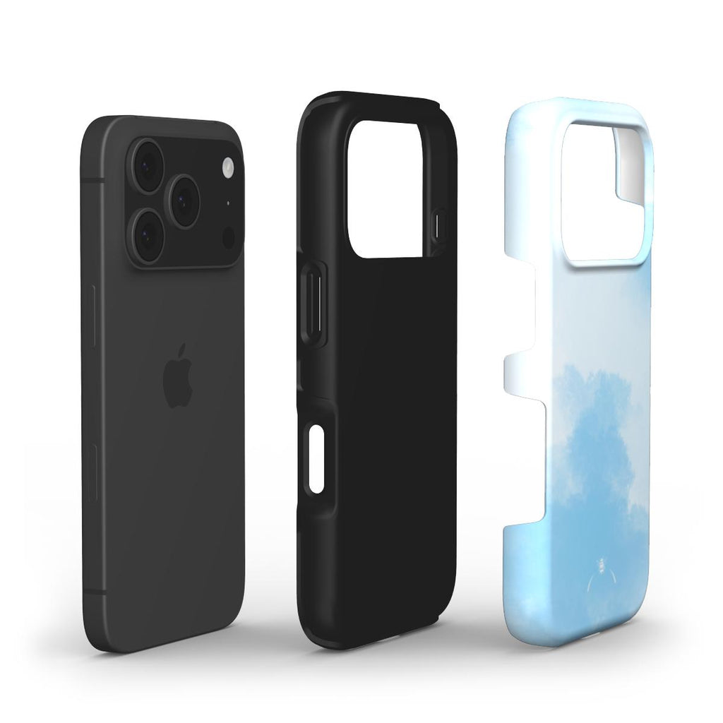 Midnight Sun Phone Case Blue